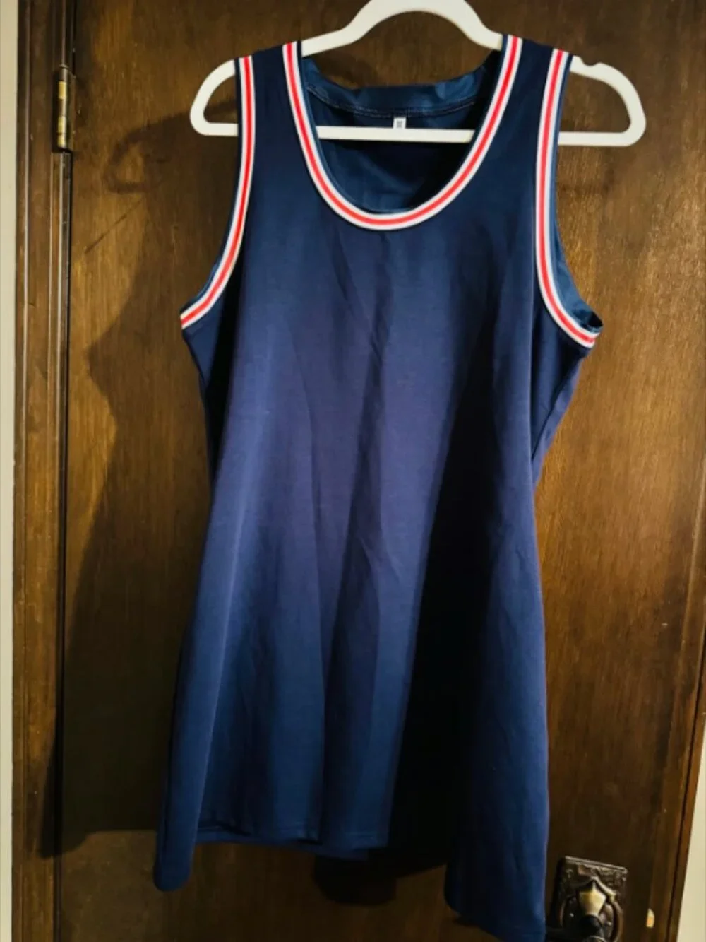 NWOT Navy Athletic Dress, Size Medium - Picture 1 of 6